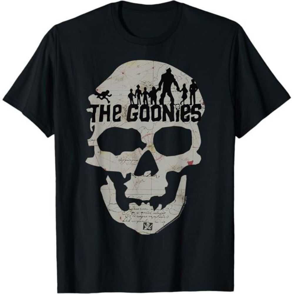 The Goonies Skull Island Unisex Black T-Shirt Size 2XL